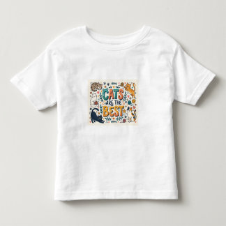 Katzen sind die Besten Kleinkind T-shirt