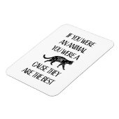 Katzen sind die Besten. Niedliches Geschenk für Ka Magnet (Linke Seite)