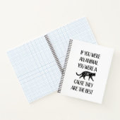 Katzen sind die Besten. Spiralnotizblock Notizblock (Innenseite)