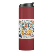 Katzen sind die Besten Thermosbecher (Nach links gedreht)