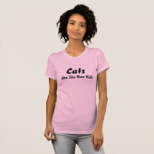 Katzen sind die neue Kinderniedliche T-Shirt (Vorne ganz)