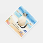 Katzen sind die ultimativen coolen Wesen Serviette (Ecke)