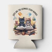 Katzen sind die ultimativen Lernbuddies Dosenkühler (Rückseite)