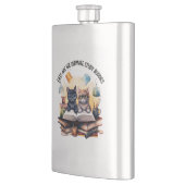 Katzen sind die ultimativen Lernbuddies Flachmann (Links)