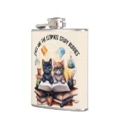 Katzen sind die ultimativen Lernbuddies Flachmann (Links)