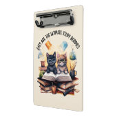 Katzen sind die ultimativen Lernbuddies Mini Klemmbrett (Gewinkelt2)