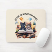 Katzen sind die ultimativen Lernbuddies Mousepad (Mit Mouse)