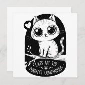 Katzen sind die Zweckgesellschaften Einladung (Vorne/Hinten)