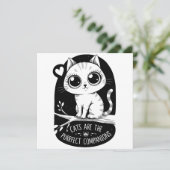 Katzen sind die Zweckgesellschaften Einladung (Stehend Vorderseite)