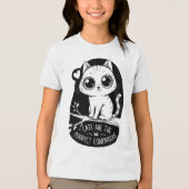 Katzen sind die Zweckgesellschaften Tri-Blend Shirt (Vorderseite)