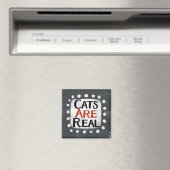 Katzen sind echte Kühlschrank Magnet (In Situ (Geschirrspüler))