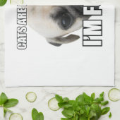 KATZEN SIND FEHLERBAR, ICH FREUE MICH :-) MEME GESCHIRRTUCH (Gefaltet)