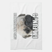 KATZEN SIND FEHLERBAR, ICH FREUE MICH :-) MEME GESCHIRRTUCH (Vertikal)