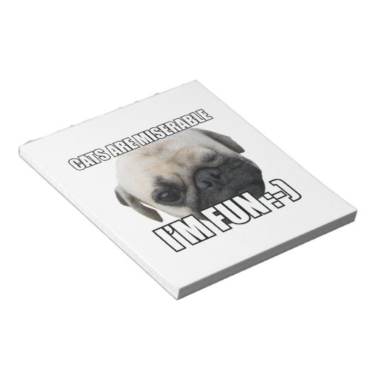 KATZEN SIND FEHLERBAR, ICH FREUE MICH :-) MEME NOTIZBLOCK (angewinkelt)