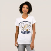 Katzen sind Gravity Masters - Funny Space Cat T-Shirt (Vorne ganz)