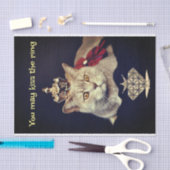 Katzen sind Kings Tissue Paper Seidenpapier (Handwerk)