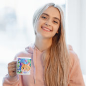 Katzen sind mein Stamm | Orangefarbene Katzen und Kaffeetasse