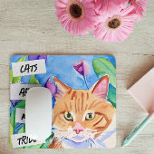 Katzen sind mein Stamm | Orangefarbene Katzen und  Mousepad
