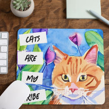 Katzen sind mein Stamm | Orangefarbene Katzen und 