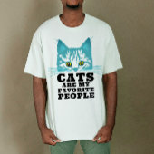 Katzen sind meine Lieblings-Cool-Grumpy Funny Sarc T-Shirt