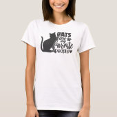 Katzen sind meine Lieblingsmenschen T-Shirt (Vorderseite)
