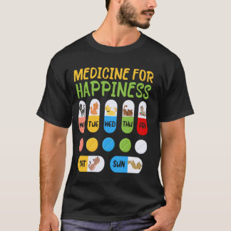 Katzen sind meine tägliche Dosis Glück u2013Lustig T-Shirt