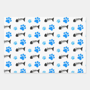 Katzen sind neugierig geschenkpapier set