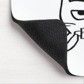Katzen sind oben die ganze Nacht - lustige Mousepad (Ecke)