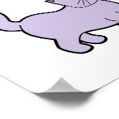 Katzen sind picky Funny Cat Sprichwort Poster (Ecke)