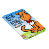 Katzen sind schlauer magnet (Rechte Seite)