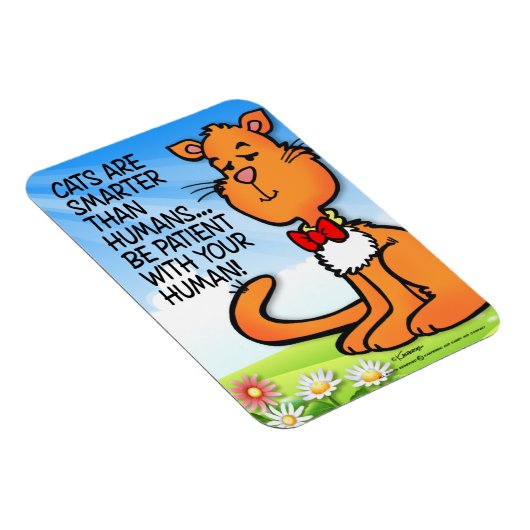 Katzen sind schlauer magnet (Rechte Seite)