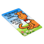 Katzen sind schlauer magnet (Rechte Seite)