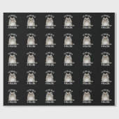 Katzen sind so A-Mäuse Tier Pun Dark BG Geschenkpapier (Flach)