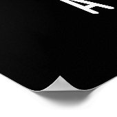 Katzen sind so A-Mäuse Tier Pun Dark BG Poster (Ecke)