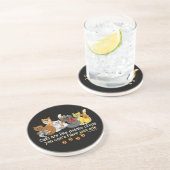 Katzen sind wie Kartoffelchips Getränkeuntersetzer (Seite)