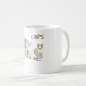 Katzen sind wie Kartoffelchips Kaffeetasse (VorderseiteRechts)