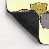 Katzen sind wie Kartoffelchips... Mousepad (Ecke)
