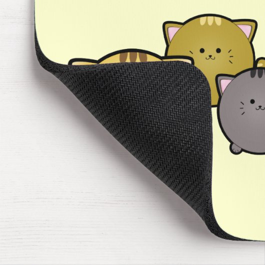 Katzen sind wie Kartoffelchips... Mousepad (Ecke)