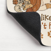 Katzen sind wie Kartoffelchips Mousepad (Ecke)