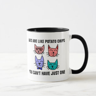 KATZEN SIND WIE KARTOFFELN, DIE MAN NICHT NUR EINE TASSE