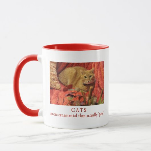 Katzen sind Zierkatzen Tasse (Links)