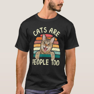 Katzen sind zu Vintage Katzen T-Shirt