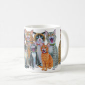 Katzen singen kaffeetasse (VorderseiteRechts)