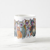 Katzen singen, Katzen herumschleppen um die Tasse (Mittel)