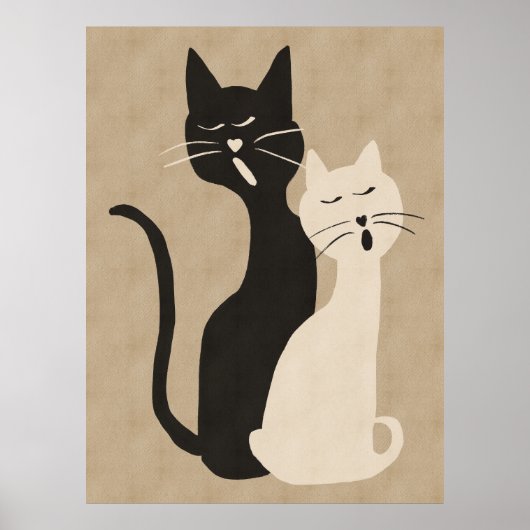 Katzen singen poster (Vorne)