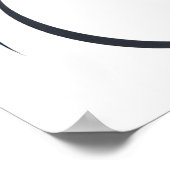 Katzen-Sketch Klein Poster (Ecke)