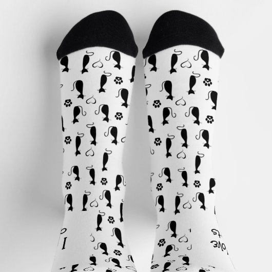 Katzen Socken (Oben)