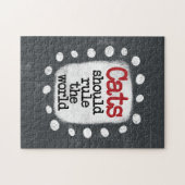 Katzen sollten das World Jigsaw Puzzle regieren (Horizontal)