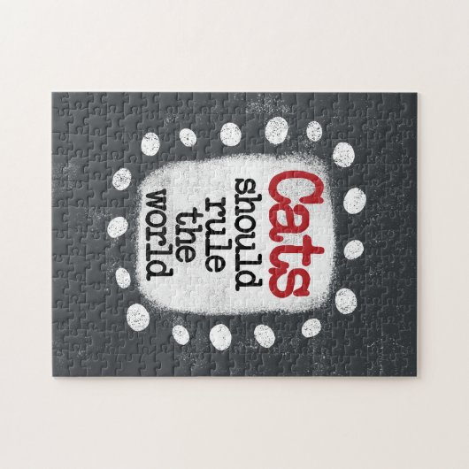 Katzen sollten das World Jigsaw Puzzle regieren (Horizontal)