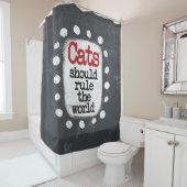 Katzen sollten den Duschvorhang der Welt beherrsch (Beispiel)